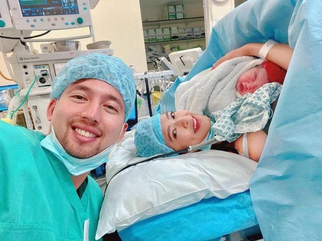 bangs garcia gives birth