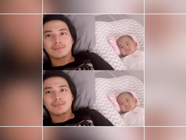 Mike Tan with Baby Priscilla