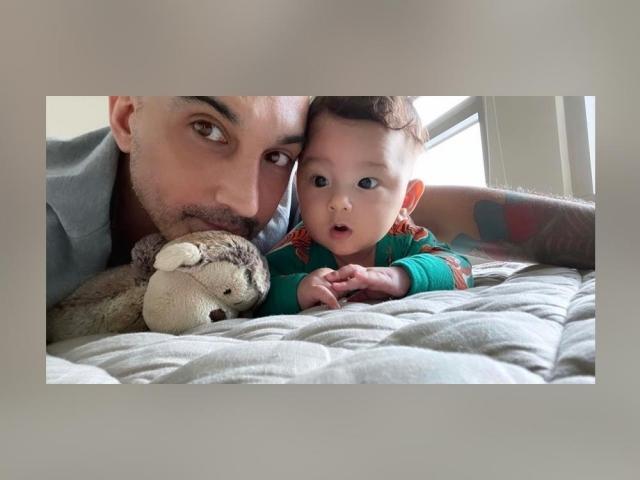 KC Montero and son Wyatt