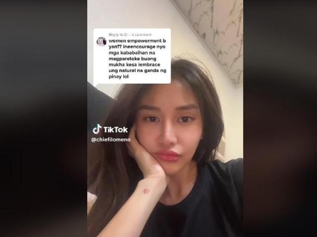 Chie Filomeno retoke TikTok