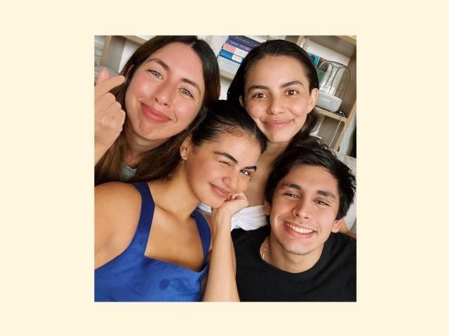 Janine Gutierrez and siblings