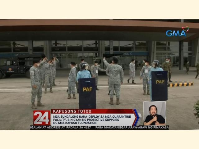 GMA Kapuso Foundation helps soldiers