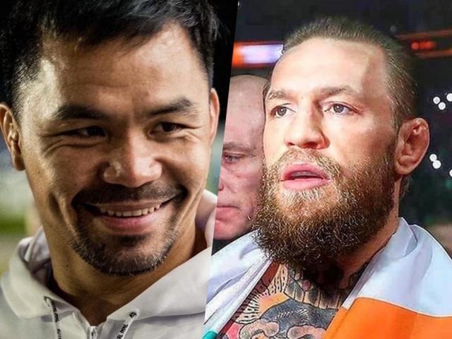Manny Pacquiao at Conor McGregor