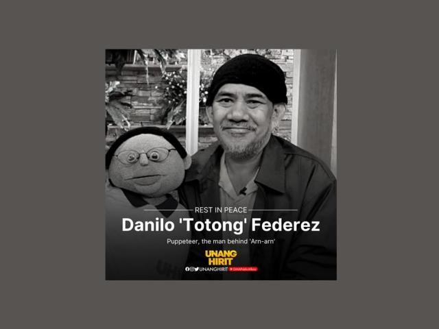 Danilo Totong Federez and arn arn