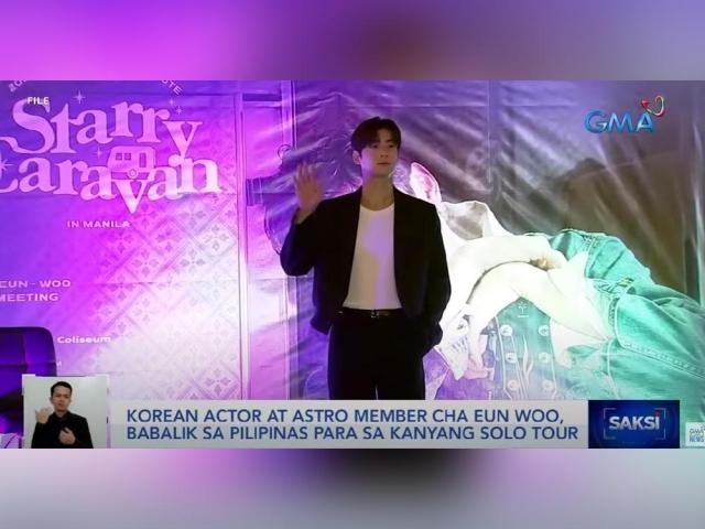 Cha Eun Woo 2024 tour in Manila Philippines