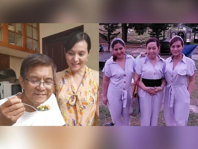 Gladys Reyes and her late father