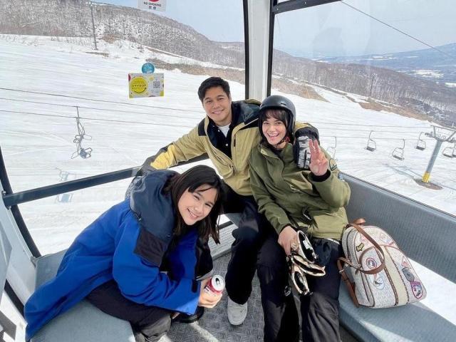 Yasmien Kurdi, Rey Soldevilla, and Ayesha Zara in Japan