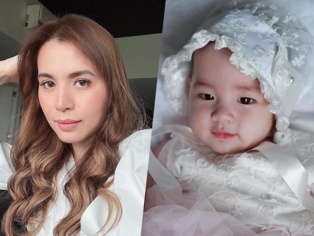 Divine Lee with daughter Blanca