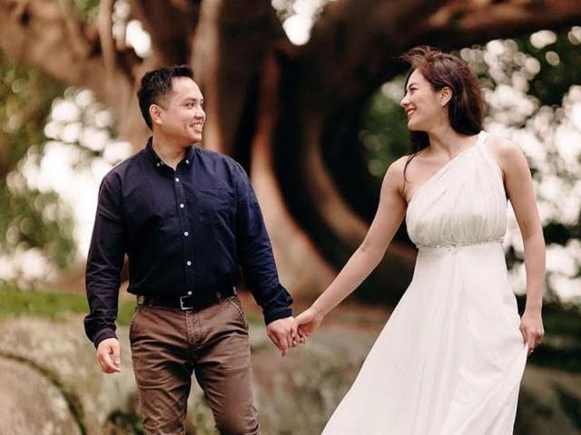 Jinri Park with husband John