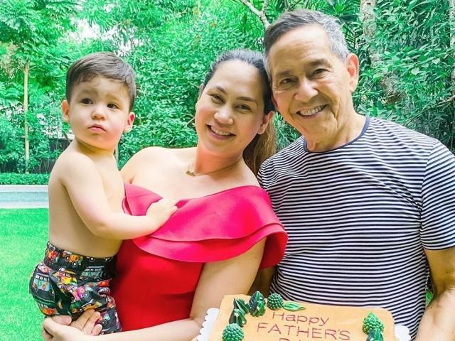 Cristalle Belo and her dad Atom Henares