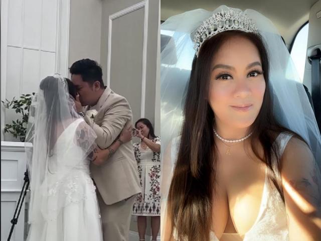 Gladys Guevarra marries partner in US