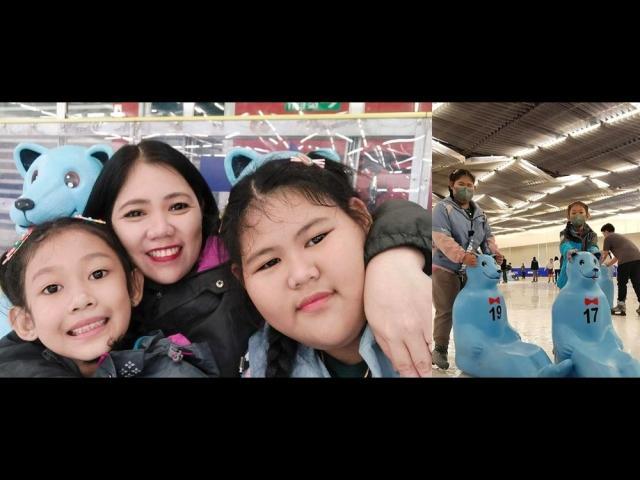 Mildred Tuin and her kids