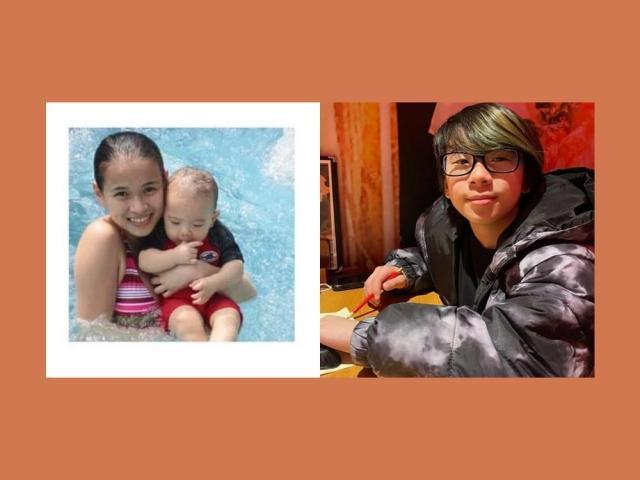 LJ Reyes and son Aki