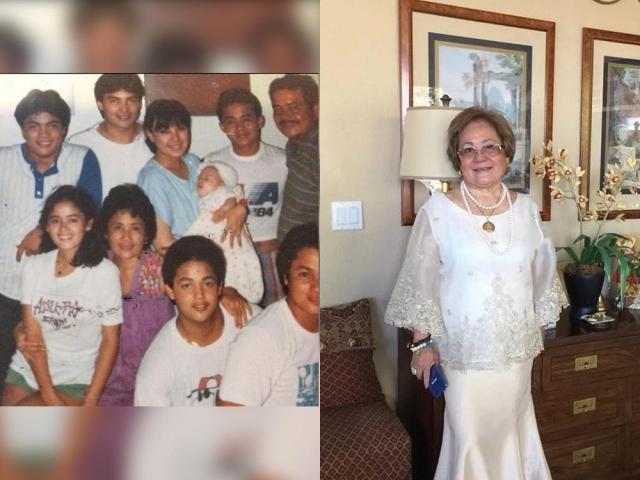 Sharon Cuneta and the Concepcion family