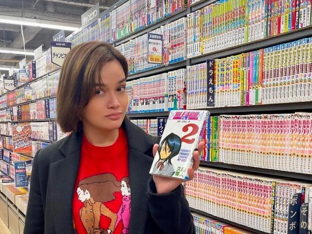 Yasmien Kurdi at the Kyoto International Manga Museum