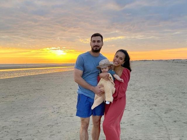 Rachelle Ann Go Martin Spies and Baby Lukas Spies