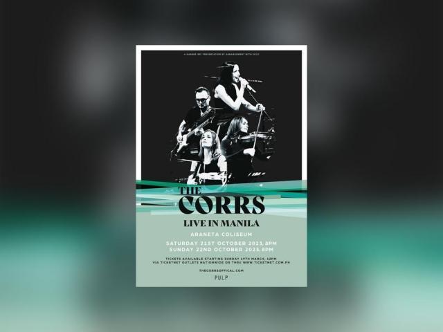 the corrs concert in manila poster