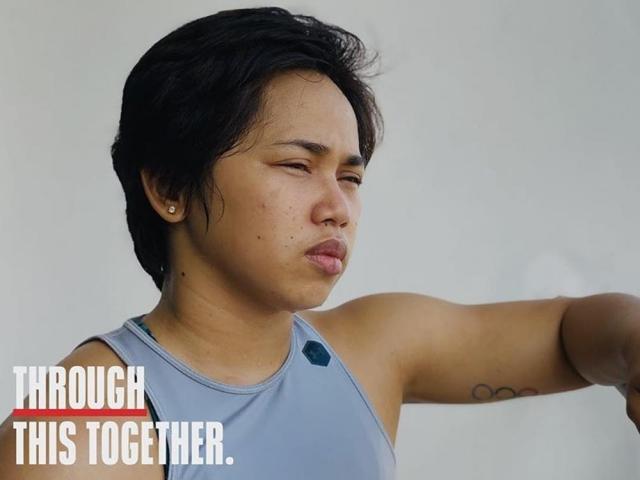 Hidilyn Diaz in Malaysia