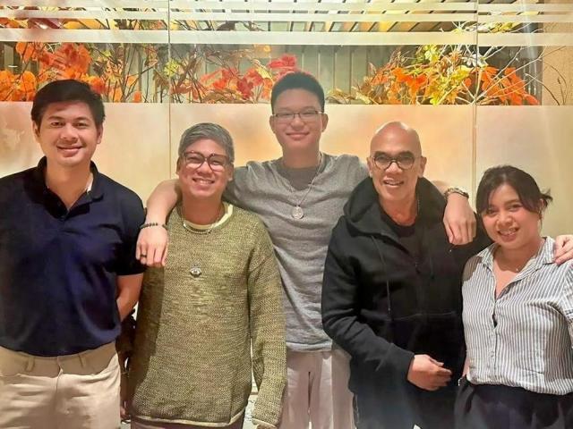 Boy Abunda and Bimby Aquino Yap