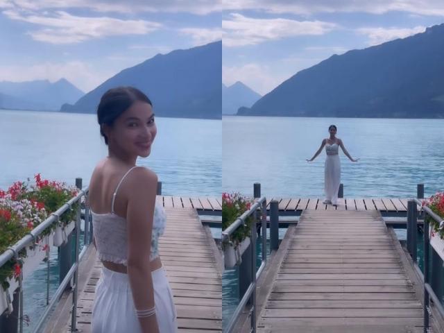 Roxie Smith at Lake Brienz