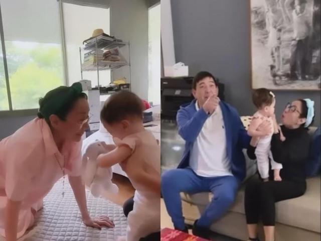 Vilma Santos, Ralph Recto, and Baby Peanut