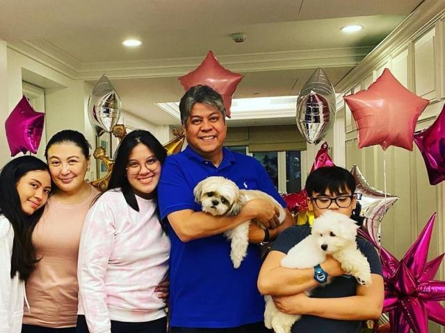 Sharon Cuneta and family