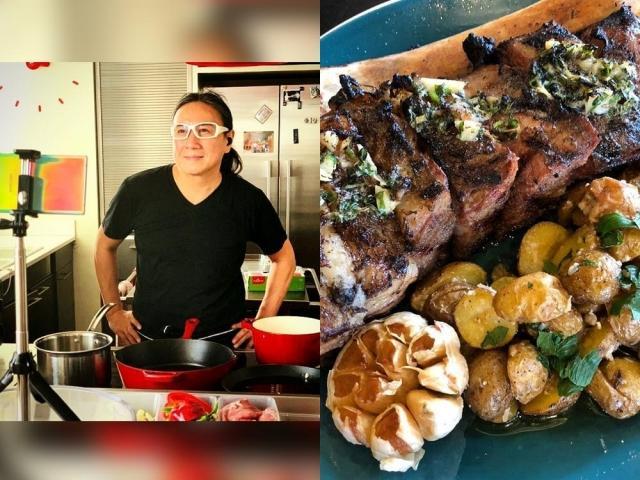 Chef Laudico and Holy Smokes BBQ ribs