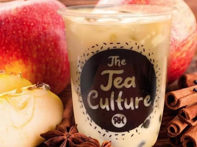 Apple cinnamon milk tea