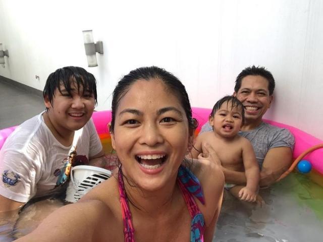 Miriam Quiambao with family