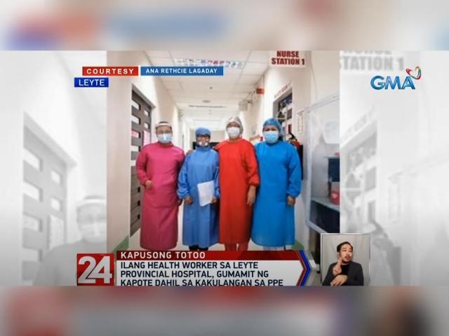 Raincoats used as PPE