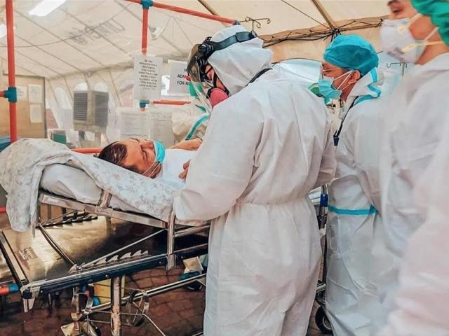 John Regala attended by doctors