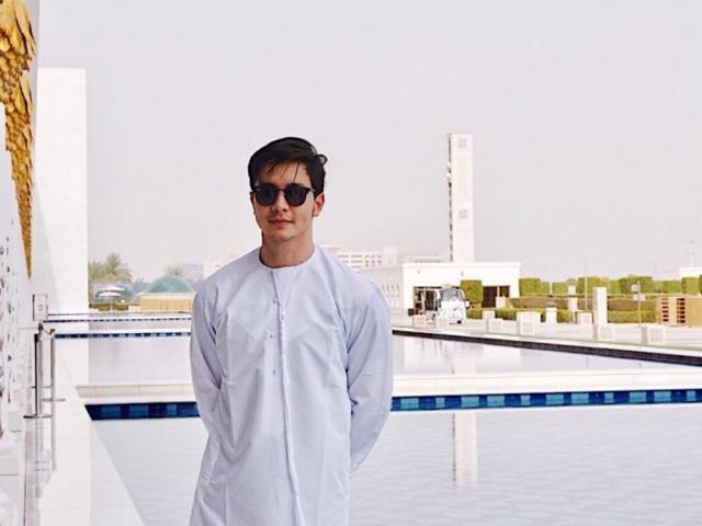 Alden Richards wears kandura as he visits grand mosque in Abu Dhabi