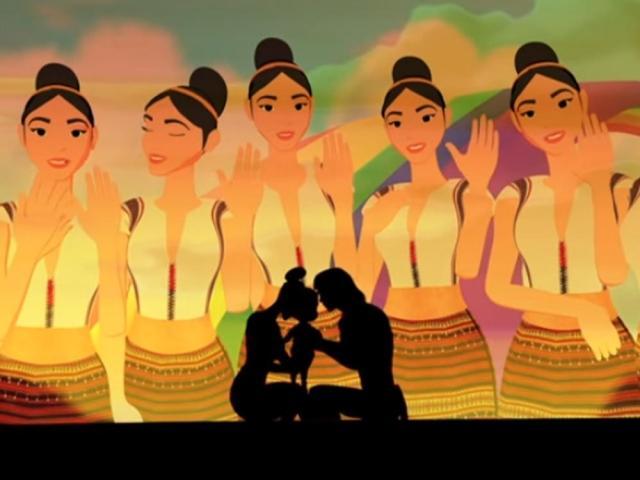 Liwliwa at Wigan sa Alamat ng Bahaghari