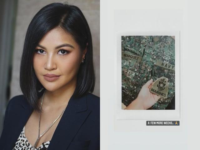 Winwyn Marquez and her military uniform