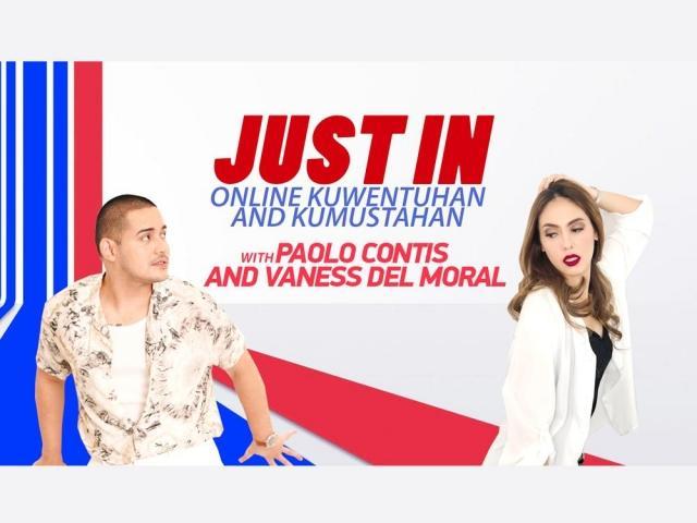 Paolo Contis and Vaness del Moral as Just In Hosts