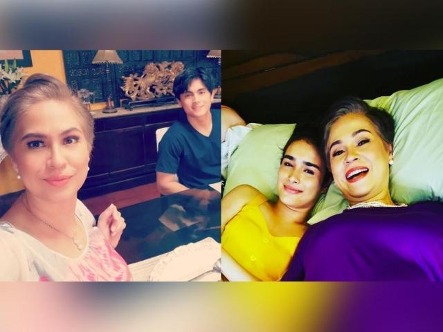 joyce burton with miguel tanfelix and hailey mendes