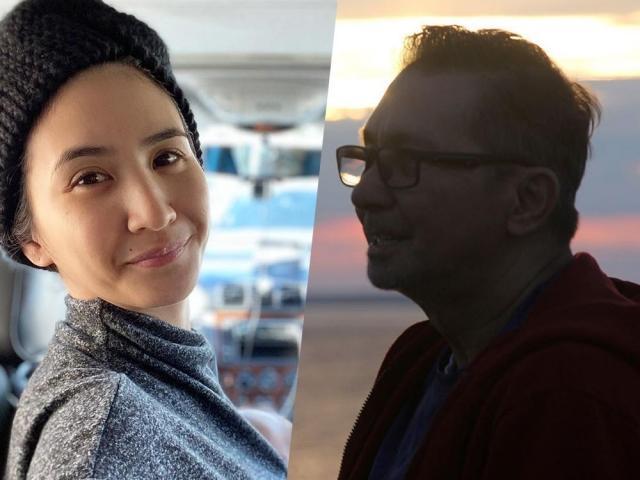 Rica Peralejo and her late dad