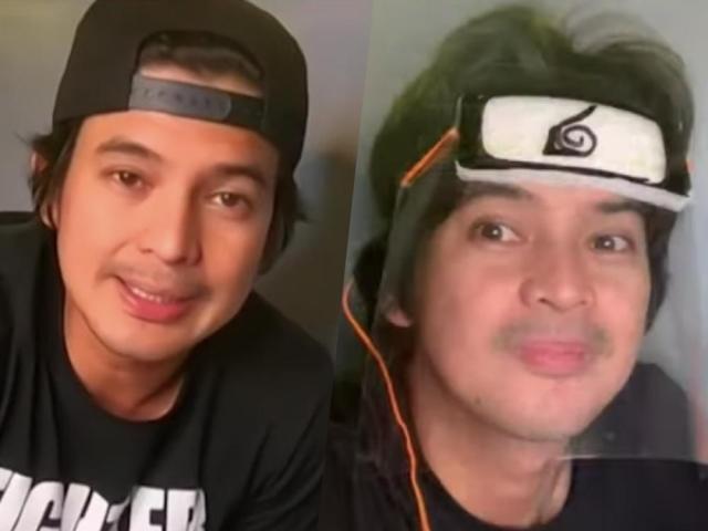 jason abalos wearing face shield