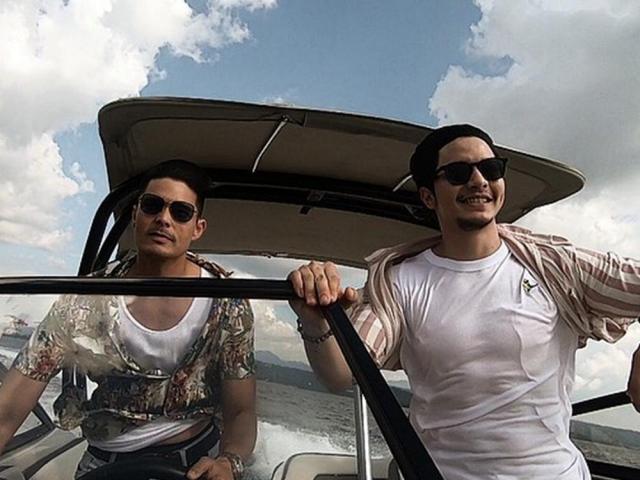 Alden Richards with Dingdong Dantes in Amazing Earth