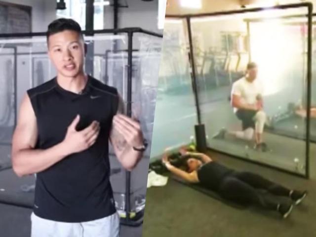 owner showing training pods