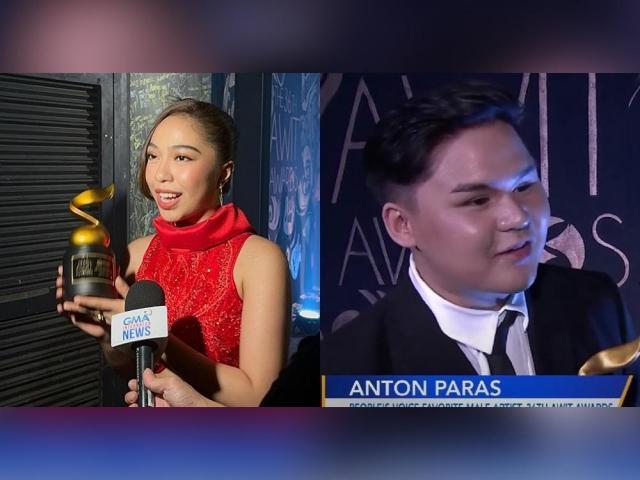 Mariane Osabel and Anton Paras