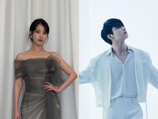 IU and Jungkook of BTS