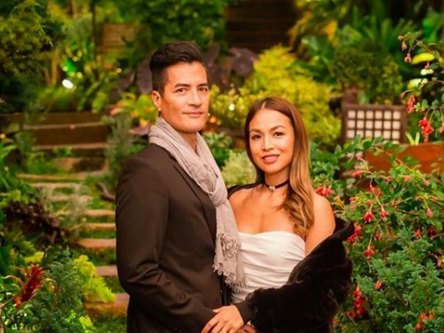 Troy Montero and Aubrey Miles engagement dinner