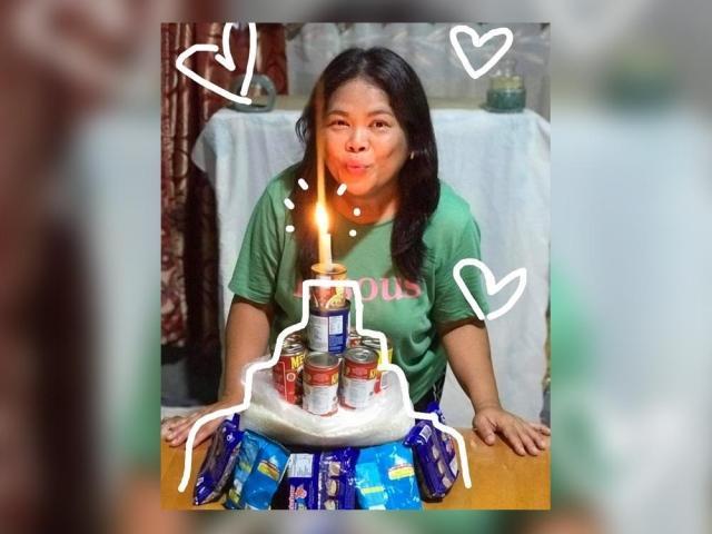 Simple birthday celebration ni Maey Bautista 