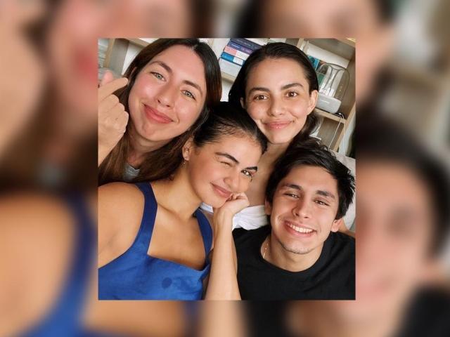 Janine with siblings Maxine Diego and Jessica
