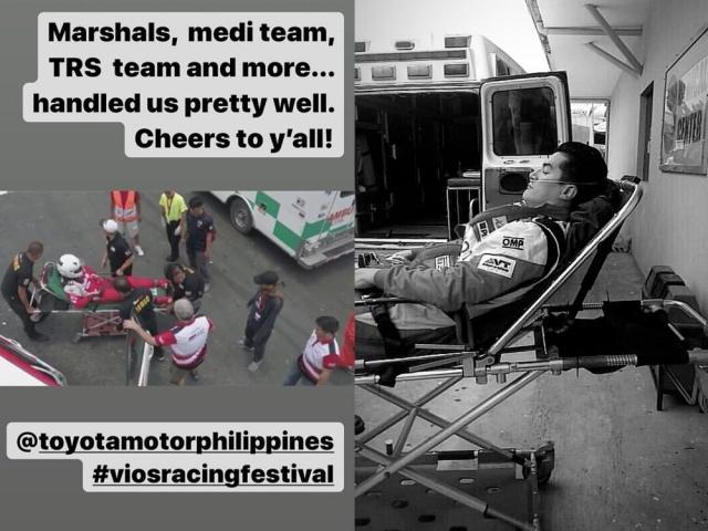 Troy Montero race car accident