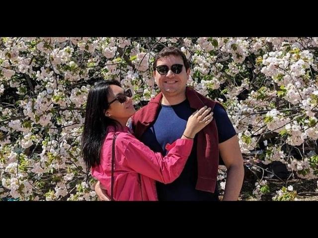 Dominique Cojuangco and Michael Hearn