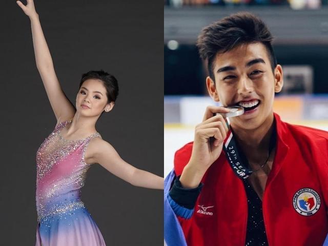 Michael Martinez and Skye Chua