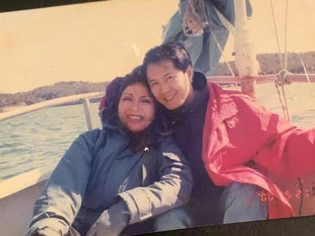 Claire dela Fuente and husband