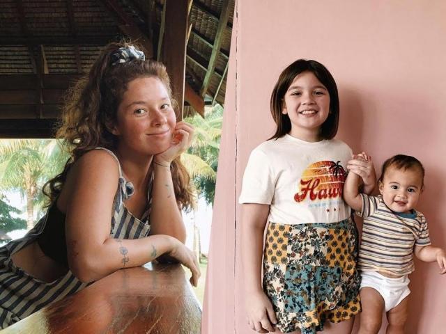 Andi Eigenmann and kids Ellie and Lilo